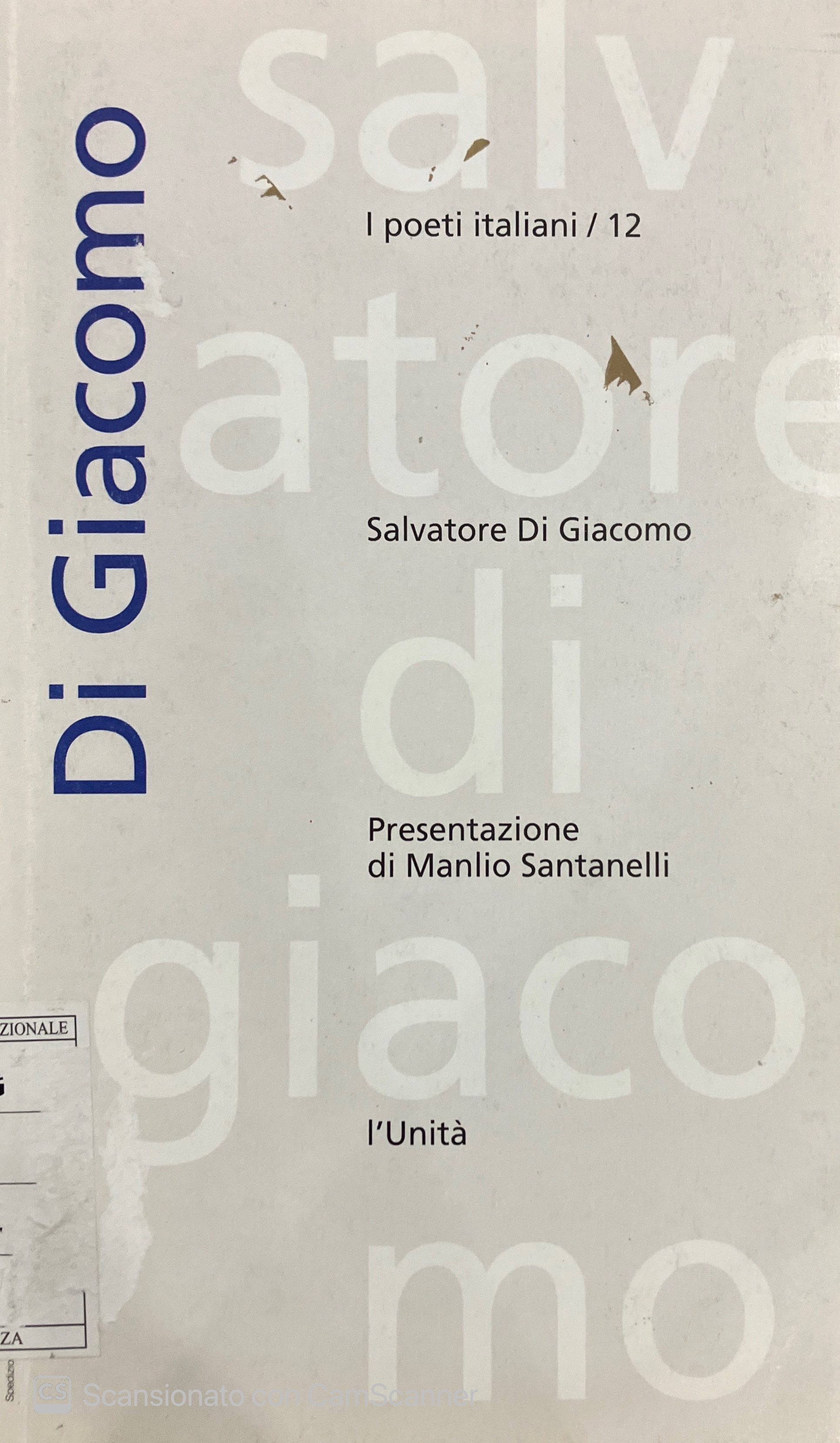 I poeti italiani /12 DI GIACOMO